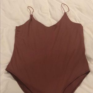 Blush color tank one piece